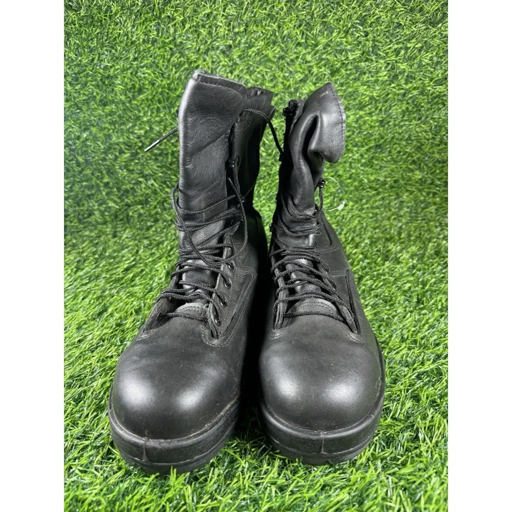 Belleville 800 ST Mens Black Gore-Tex Steel Toe Flight Deck Combat Boots Sz 11.5